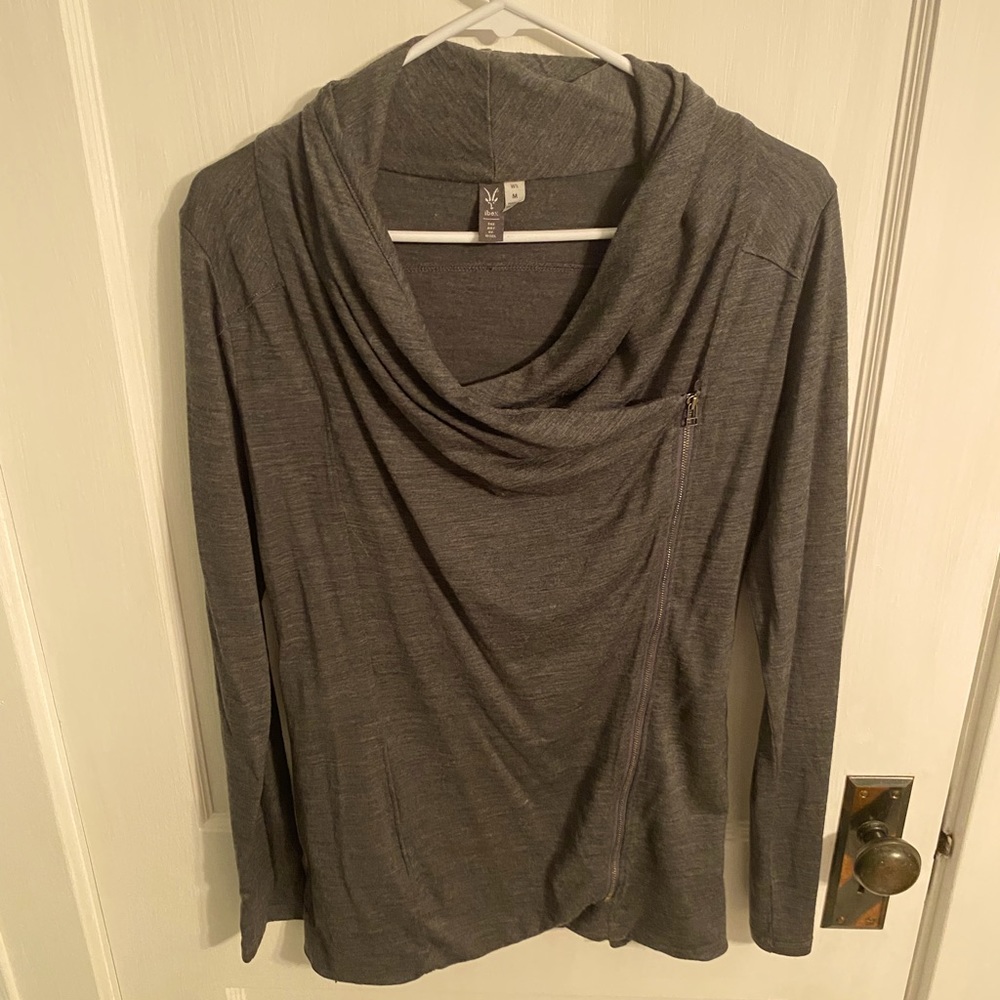 Ibex wool side zip jacket